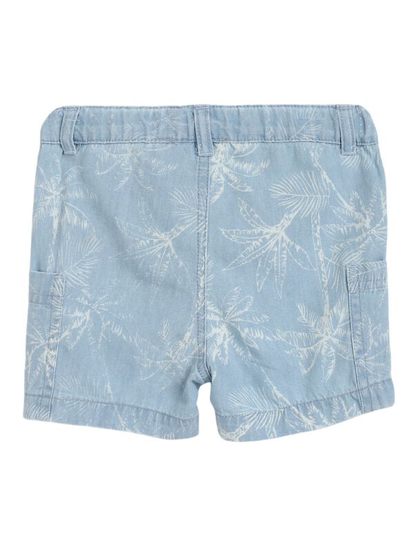 Boys Light Blue Short Woven Trouser image number 1